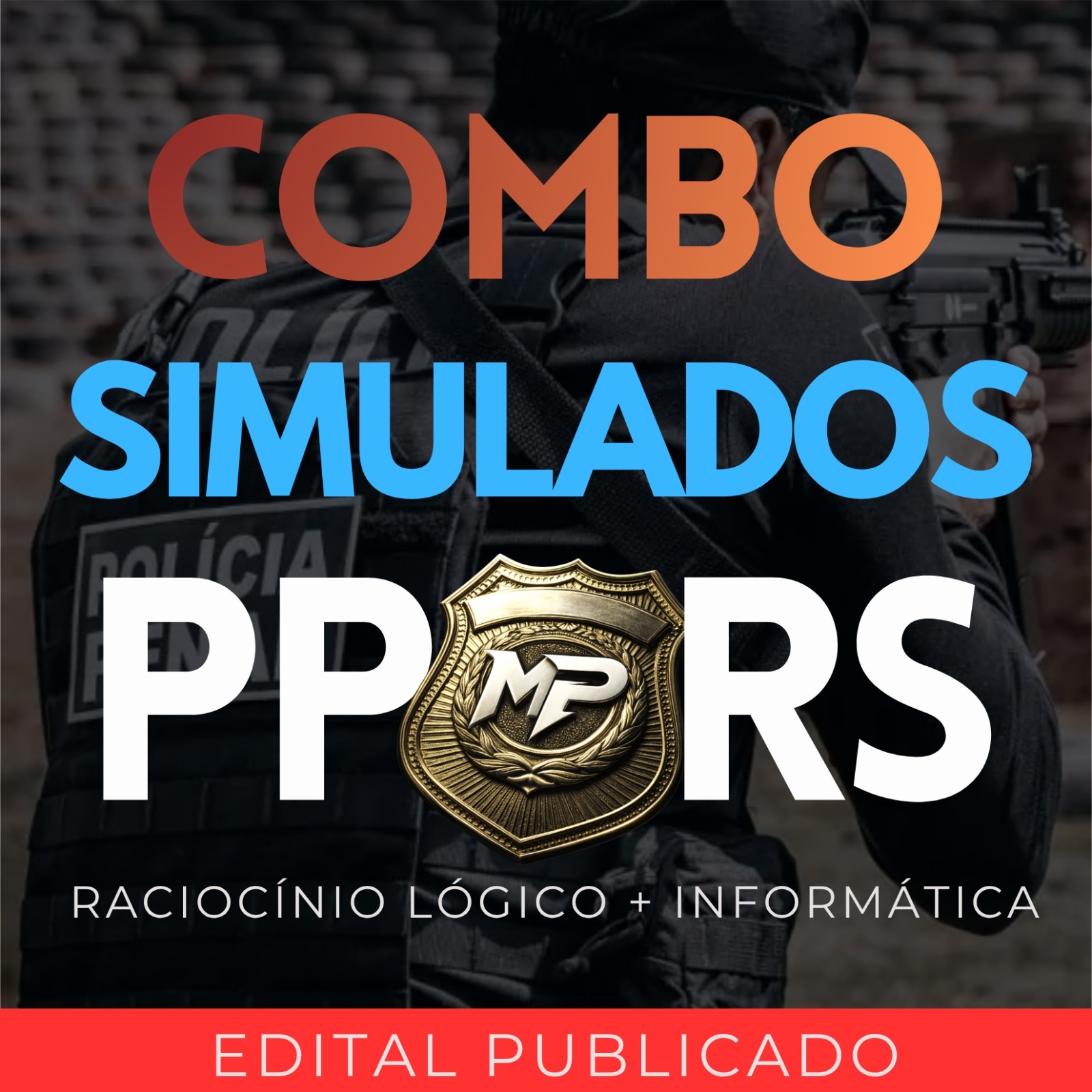Combo Simulados | Informática + Raciocínio Lógico para a Polícia Penal | Banca Fundatec