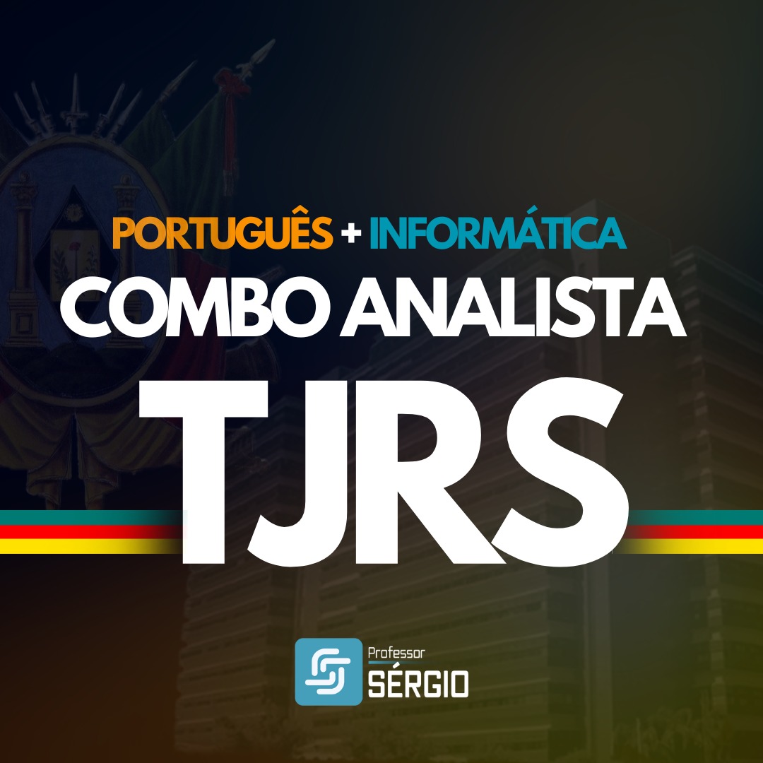 Logo Combo Analista TJRS | Banca FGV Informática + Língua Portuguesa
